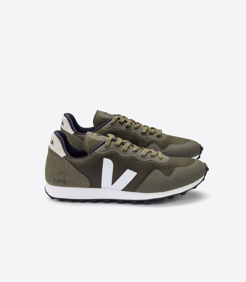 Veja Sneakers Barbati - Sdu B-Mesh - Masline Verzi/Albi/Bej - 0924358-PI